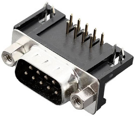encitech DRB-09M-TBG-110 2103-2100-01 Listwa męska D-Sub 90 ° Ilość styków: 9 piny lutownicze 1 szt. paleta