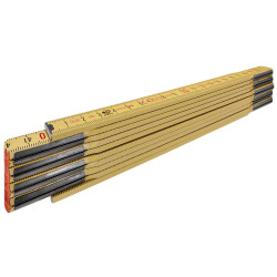 Stabila 1104 Stabila Folding Ruler 2m Beech Rule Weather-resistant