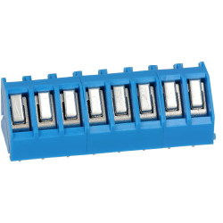 TruConnect 213996 5mm Low Profile 45 Degree 8 Way Terminal Block