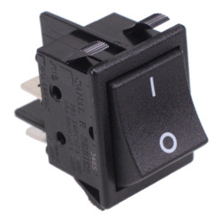 On-Off 22x30mm Rectangle Rocker Switch DPST 16A 250VAC