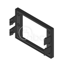 Rama montażowa zatrzaskowa KEL-SNAP 24-MT, czarna, 42046