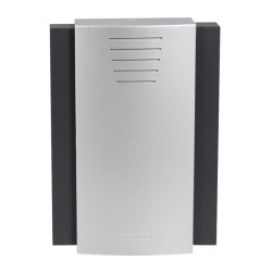 Dzwonek Gong LARGO 230V ZAMEL Czarno-Srebrny Metalik GNS-208-CZN