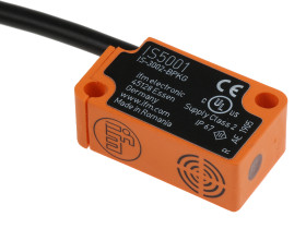 Czujnik zbliżeniowy Indukcyjny 2 mm ifm electronic Wpuszczany 10 → 36 V dc długość 27.8mm w obudowie prostokątnej