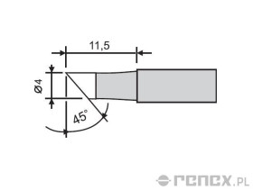 Grot do stacji GOOT RX-802AS i RX-852AS - 4C