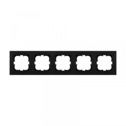 Ramka pięciokrotna Exen seria Karell czarny metalik K105/14E