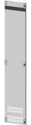 Door, double beard, hinge left, rectangular, sheet steel, (W x H) 350 x 2000 mm, light gray, 8PQ2197-0BA03