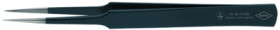 ESD precision tweezers, uninsulated, antimagnetic, stainless steel, 135 mm, 92 28 72 ESD