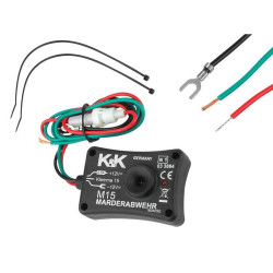 Ultradzwiękowy odstraszacz gryzoni samochodowy K&K M15 (kuny,myszy,szczury)