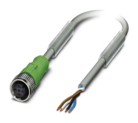 Przewód czujnik-siłownik ze złączem Złącze M12 liczba rdzeni 4 długość 3m Rodzaj A Żeńskie