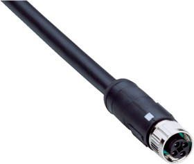 Złącze i kabel ze złączem Złącze M12 liczba rdzeni 4 długość 1.5m Rodzaj A Żeńskie