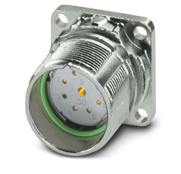 Złącze wielostykowe przemysłowe 9-pinowe M23 Montaż przedni Gniazdo Phoenix Contact