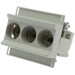 Podstawa bezpiecznikowa D02 3P 63A porcelanowa TFN02C