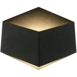 Lampa ścienna, kinkiet 120st LED 3W 300lm 3000K czarny barwa WW biała ciepła IP20 V-TAC VT-803-B