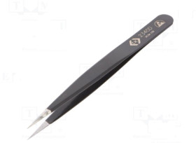 Pęseta dł. całkowita 110 mm CK antymagnetyczna ESD Stal nierdzewna