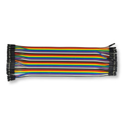 Przewody kable 40 szt DŁUGIE 40 cm zworki Żeńsko - Żeńskie do Arduino GPIO