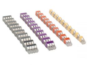 Zestaw szybkozłączek elektrycznych – 40 elementowy