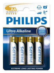 bateria alkaliczna Philips Ultra Alkaline LR6 AA (blister) - 4 sztuki