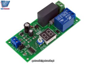 Przekaźnik z układem czasowym 0-99s lub 0-99minut