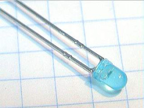 Dioda LED 3mm niebieska 2cd