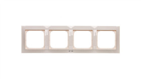 Impresja Ramka Poczwórna Do Łączników Ip44 Ecru Rh-4Y/27