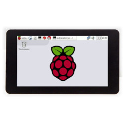 Ekran wyświetlacz dotykowy 7'' 800x480px pojemnościowy DSI do Raspberry Pi 5/4B/3B+/3B/2B oficjalny