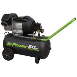 Sealey SAC5030VE Air Compressor 50L V-Twin Direct Drive 3hp