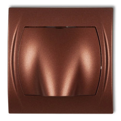 LOGO Wypust kablowy brązowy metalik 9LWPK