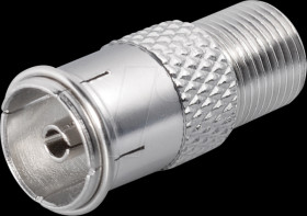 FF19L IEC (coax) socket > F-socket