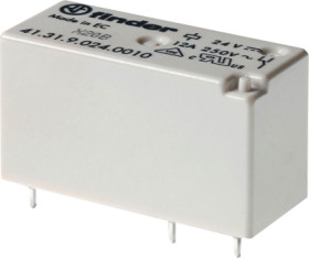 Relay, 1 Form C (NO/NC), 24 V (DC), 1440 Ω, 12 A, 400 V (AC), monostable, 41.31.9.024.0020