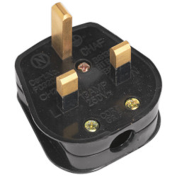Sealey PL13/320S Resilient Plug 13amp Heavy-duty