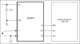 Cold-Junction-Compensated K-Thermocouple-to-Digital Converter (0°C to +1024°C)