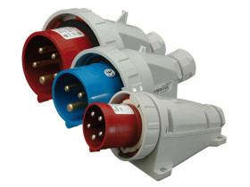 Wtyk odbiornikowy 63A 400V 3P+N+PE stały IP67 EPH 6353 004482073 ETI