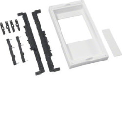 univers N HC 450x250 mm zestaw dla gniazd typu D na system szyn 60 mm UC31D6 HAGER