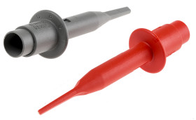 Sonda do oscyloskopów, Zaciski hakowe, do użytku z: Ekranowane przewody testowe STL 120, przewody testowe VPS40 i TL75