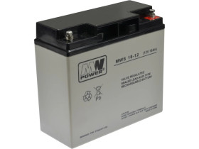 Akumulator VRLA AGM 12V 18Ah (żywotność 3-5lat) MWS 18-12