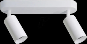 LX300223 Swivelling LED surface-mounted spotlight GU10, 2-lamp, white, IP