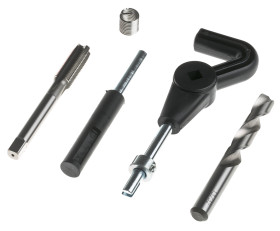 Zestaw do naprawiania gwintów zakres: M10 x 1.25 Recoil Wkładki M10 (x10), magnetyczne narzędzie do zrywania trzpienia,