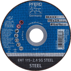 PFERD 61340222 SG Steel Cutting Disc 115mm 25pcs High Performance
