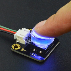Gravity: LED Button - Blue