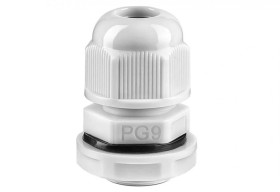 Dławnica kablowa PG9G-R szary 87001002 /50szt./