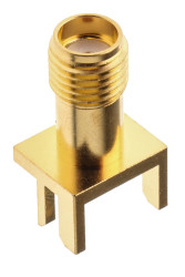 Złącze koncentryczne Montaż na krawędzi Żeński 50Ω typ złącza Złącze SMA Lutowane