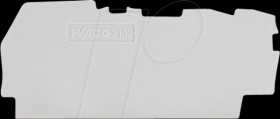 2102-1391 End and intermediate plate 0.8 mm, 3-conductor terminal blocks,