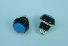 PBWC-12B 2A/250V 12mm BLUE PRZYCISK