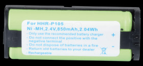 Cordless phone battery, NiMH, 2,4 V, 850 mAh
