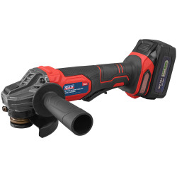 Sealey CP401LI 115mm Cordless Angle Grinder 18V 3Ah - Red