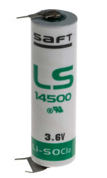 Bateria AA Saft 3.6V Lit-chlorek tionylu 2.6Ah AA