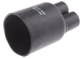 Z wieloma nogami, 2-palczasta, Czarny, materiał: Poliolefina modyfikowana, 40.64mm,TE Connectivity