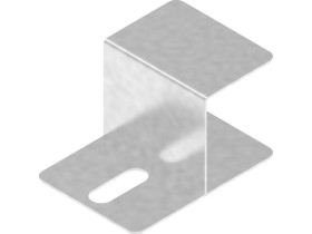 Łapka LM38 mocująca kanał grubość blachy 1,0mm 530100 BAKS