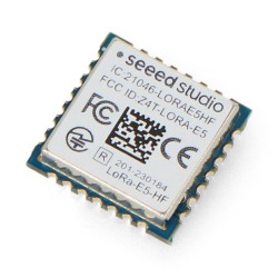 Moduł LoRa-E5 STM32WLE5JC - moduł LoRaWAN 868/915 MHz - wbudowany ARM Cortex-M4 i SX126x - Seeedstudio 317990687