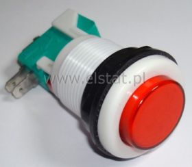 Przycisk z krańcówką podświetlany czerwony